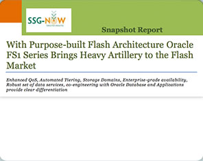 Bericht: Oracle FS1 Series Brings Heavy Artillery to the Flash Market