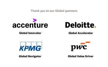 Thank you to our Global sponsors
