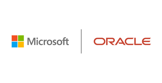 Microsoft and Oracle logos