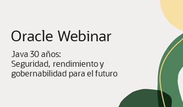 Oracle Webinar: Java 30 años