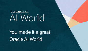 Oracle AI World. You made it a great AI World