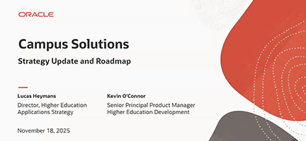 HEUG webinar: Campus Solutions Update and Roadmap