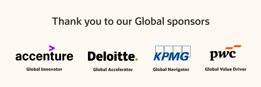 Thank you to our Global sponsors