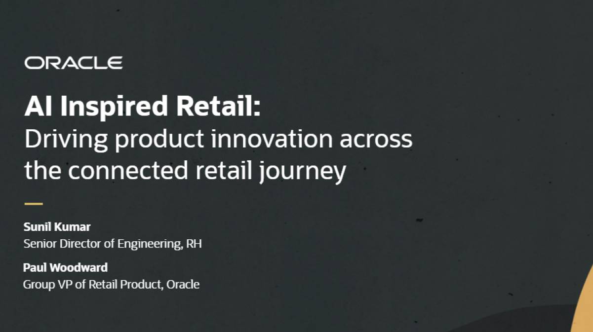 AI Inspired Retail: Driving Product Innovation across the Connected Retail Journey