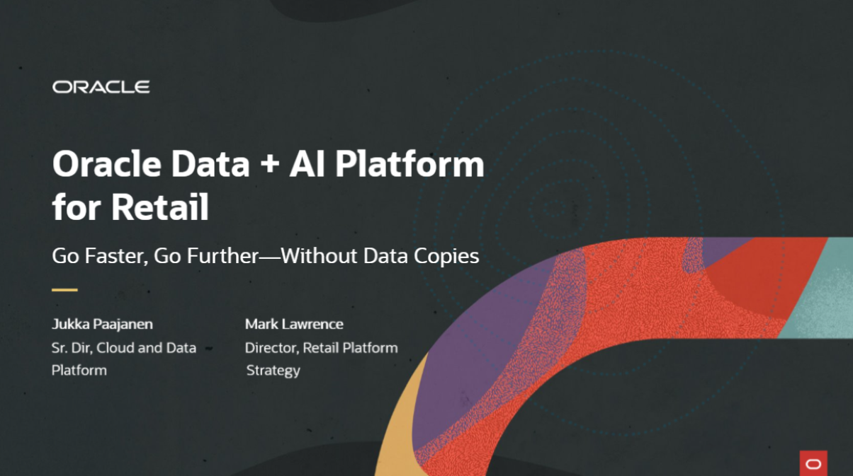 Oracle End-to-End Data and AI platform: Go Faster and Further