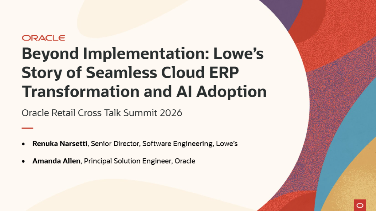 Beyond Implementation: Lowe’s Story of Seamless Cloud ERP Transformation and AI Adoption