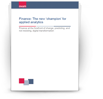 Finance: The new ‘champion’ for applied analytics