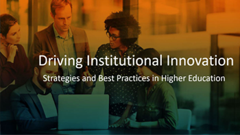 Driving Institutional Innovation