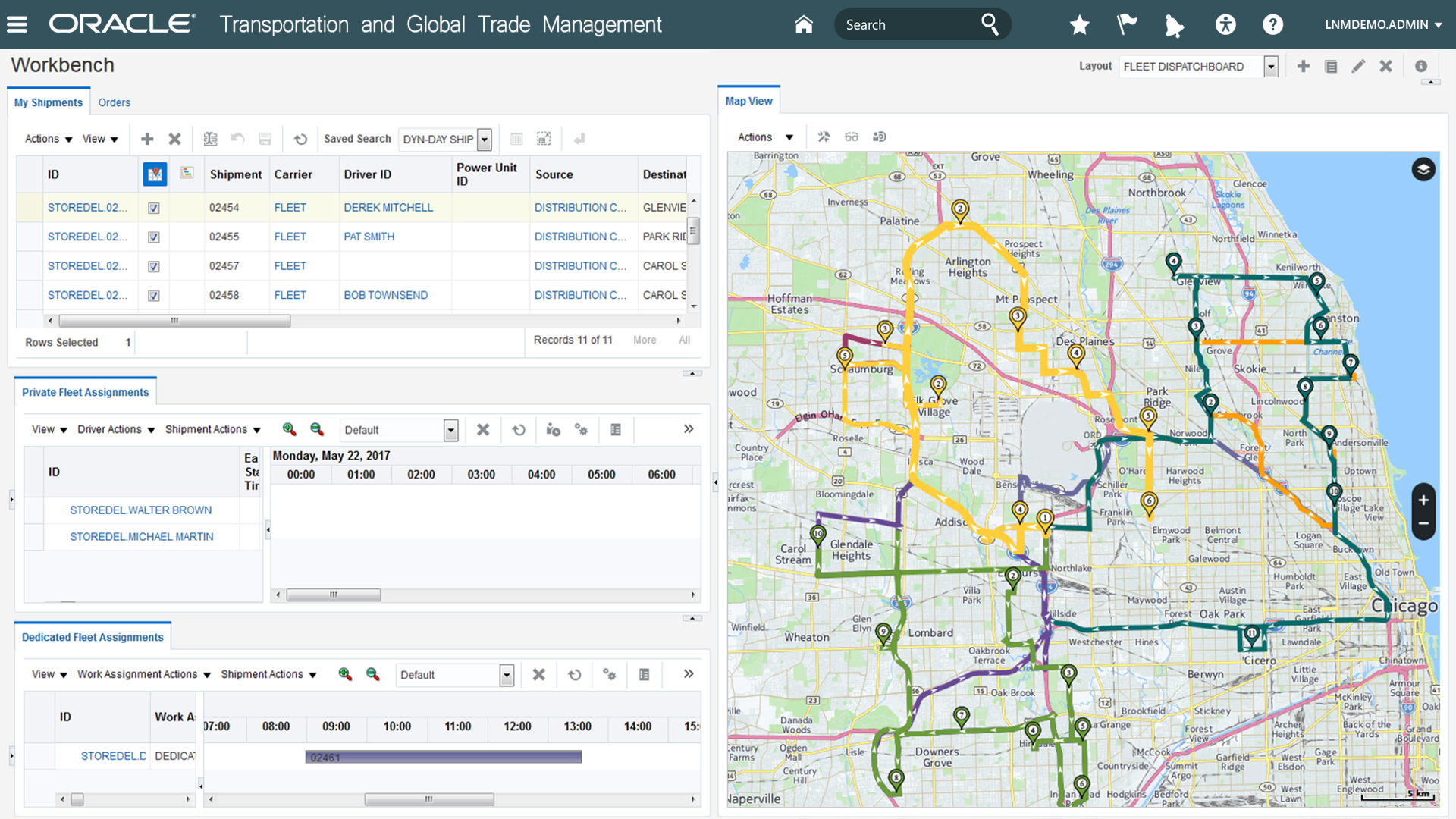 Oracle Transportation Management Cloud is the industry's leading TMS,  helping hundreds of customers around the world manage each and every facet  of their ...