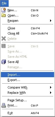 Import Application