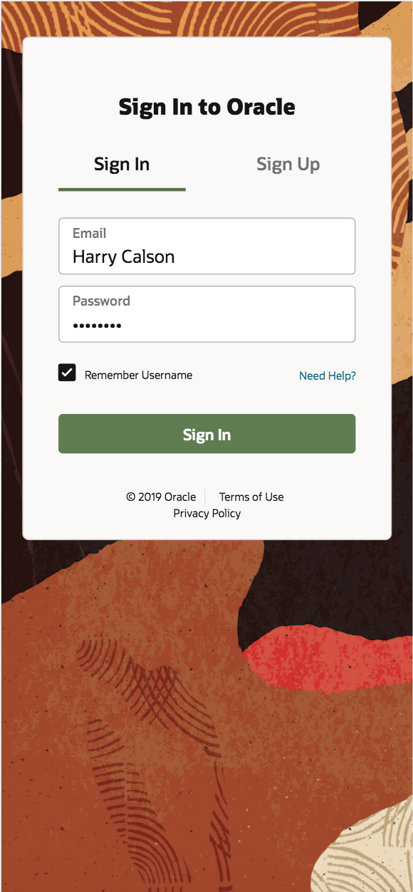 Examples FixItFast App Redwood Oracle JET