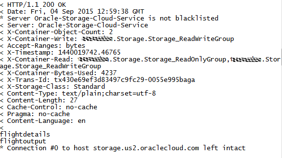 コンテナに含まれるオブジェクトのリスティング