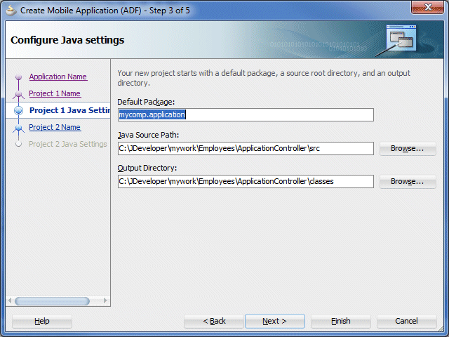 Create Mobile AppのStep 3