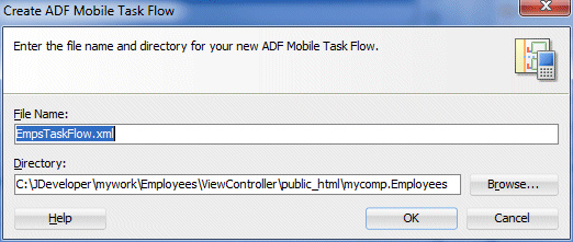 タスク・フローの作成