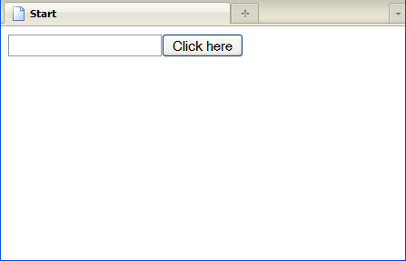 ブラウザ内のStartページ