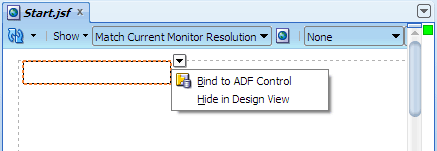 ビジュアル・エディタ、JSFページ