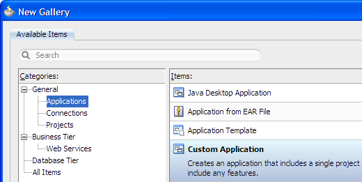 New Gallery、Applications