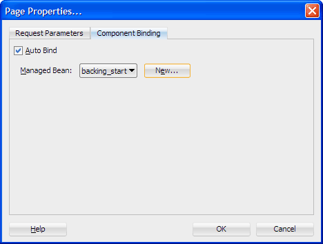 Page Propertiesダイアログ