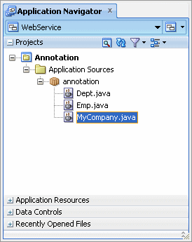 アプリケーション・ナビゲータ
