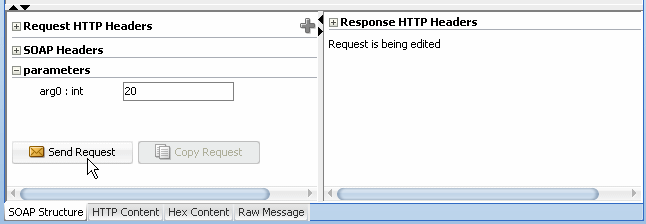 Send Requestボタン