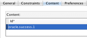 適切なIdが設定されたContentタブ