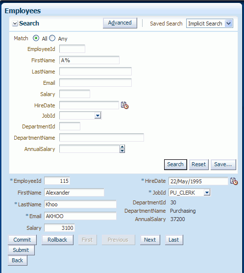 Alexander Khooのレコードを表示するSearchページ。