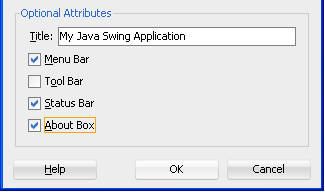 Create Frameダイアログ、下部