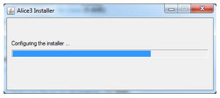 Alice 3 Configuring Screenshot