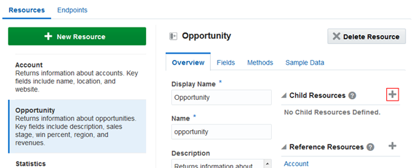 Add a Child Resource