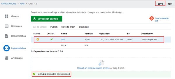 Drop in Implementation Zip