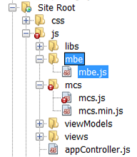 Mobile Backend folder structure