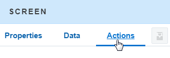 The Actions tab.