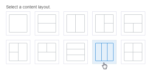 Tile layout option.