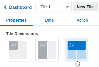The Tile Dimensions option.