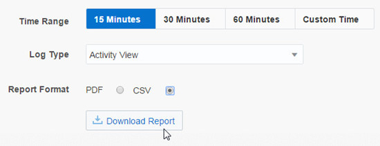 Download the Diagnostics report in CSV format Download the Diagnostics report in CSV format