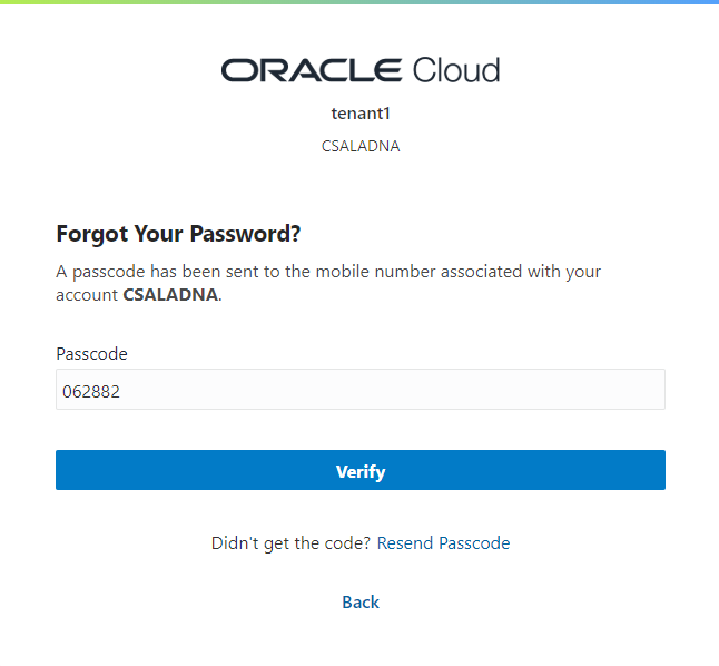 Use your mobile number