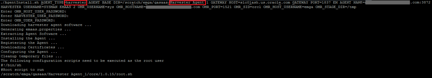 Deploy the harvester