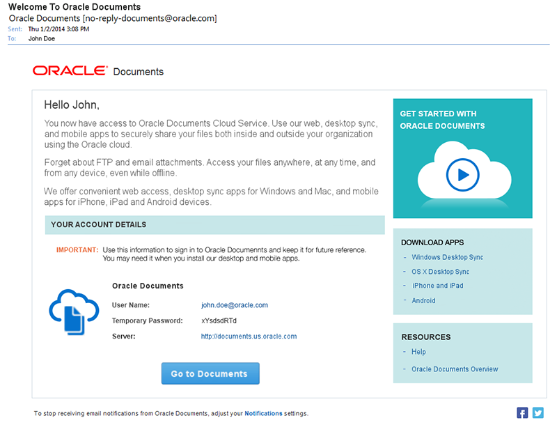 Your Trial is Ready mail