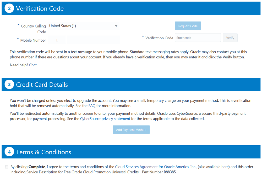 Credit form - payment Credit form - payment