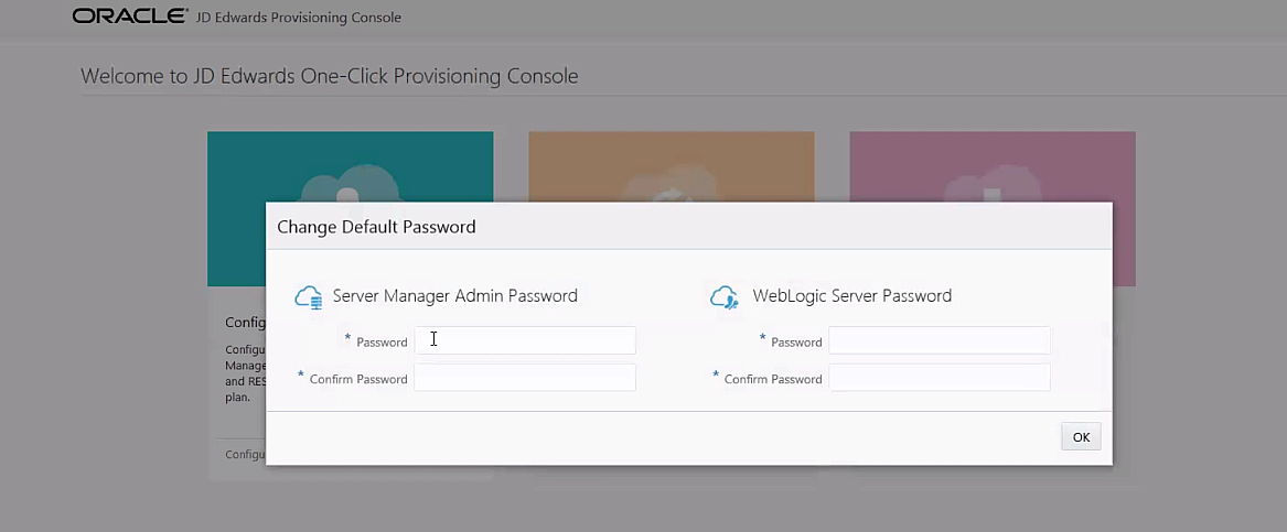 Change Default Password