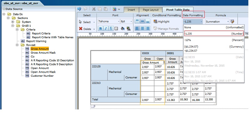 Pivot Table
