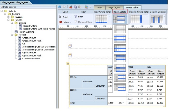 Pivot Table