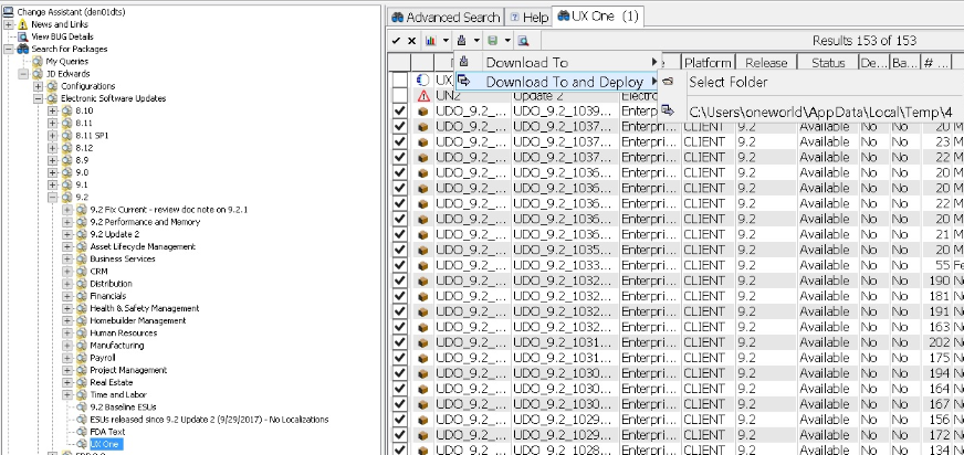 Download and Deploy UDO Packages