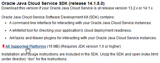 Download for All Supported Plattforms