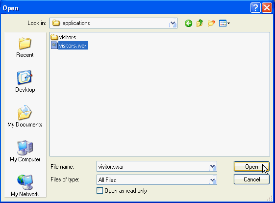 The new visitors.war