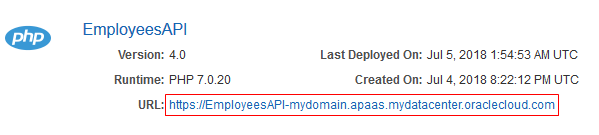 Deployments dialog box