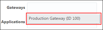 The Gateways and Application filters on the API Analytics page