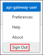 Sign Out - gateway-manager-user