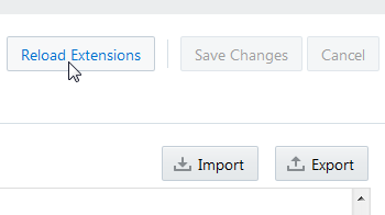 Reload Extensions button