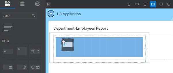 Department-Employees Report page